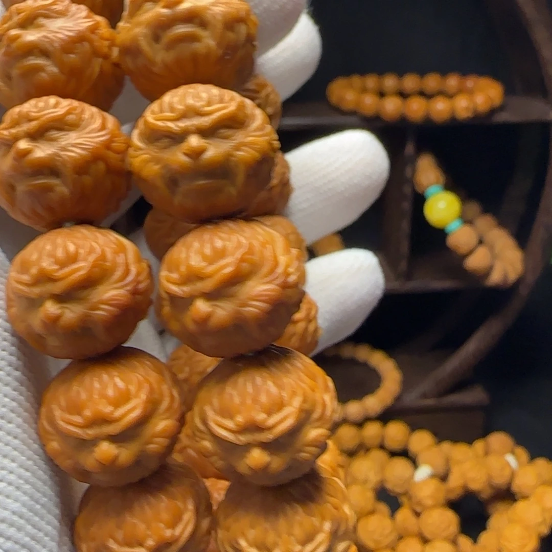 大***林猴头核桃吊坠猴头