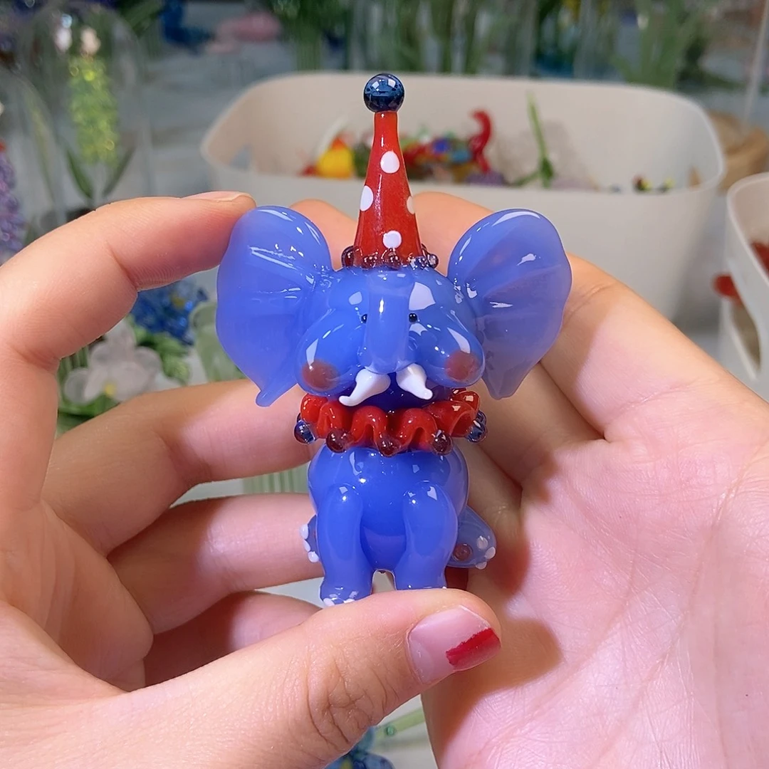 琉璃手工艺品红色脖圈