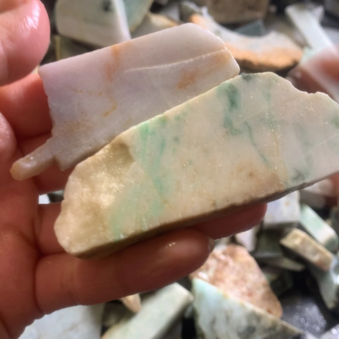 翡翠颈饰未镶嵌缅甸翡翠