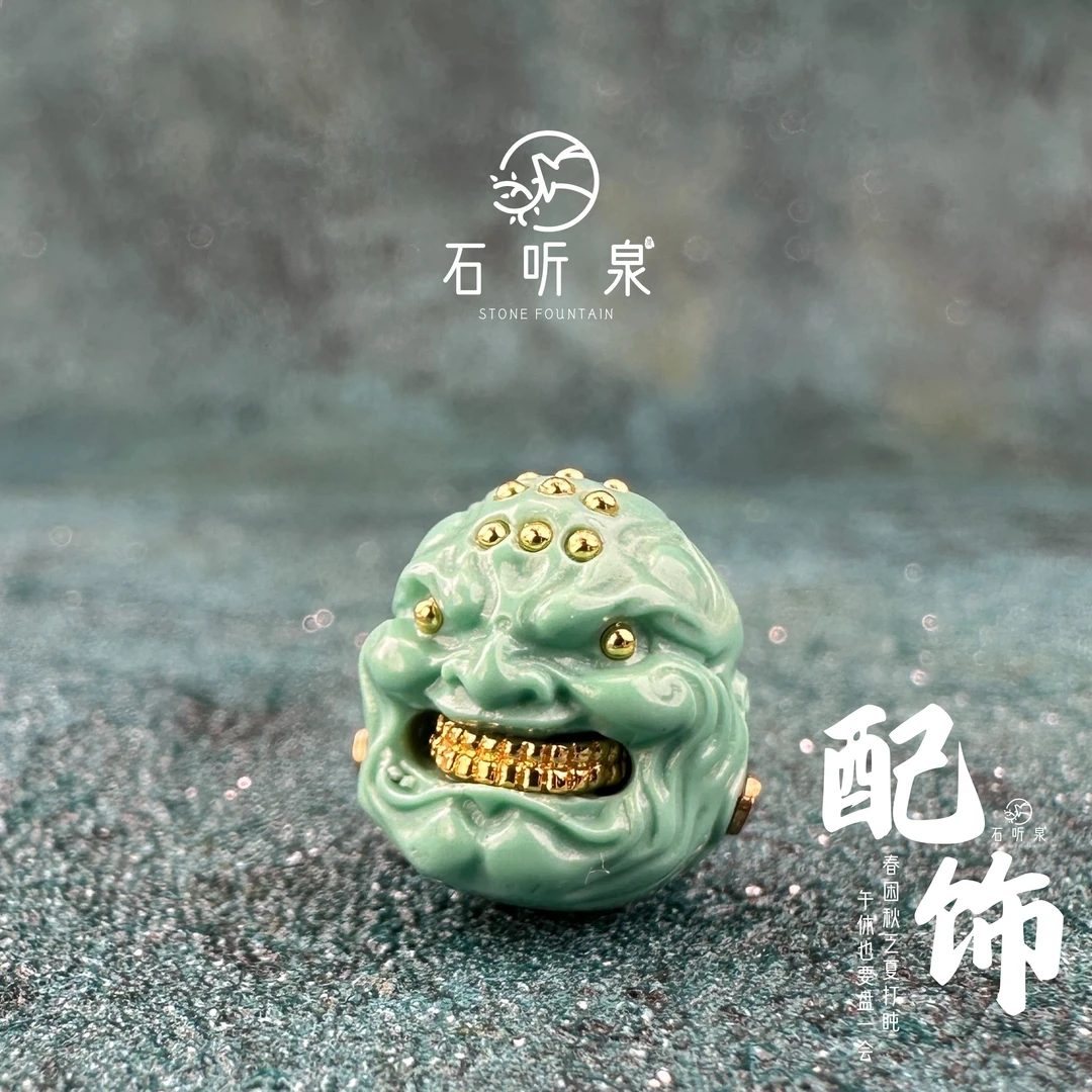 【精工雕刻】雕刻镶嵌憎恶配珠【尺寸12+mm】【多样性发其一】