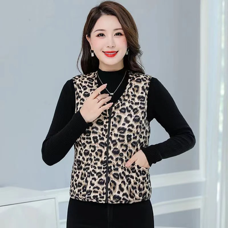 【反季清仓】新款中老年保暖棉马甲坎肩妈妈装背心马夹女内外穿百搭