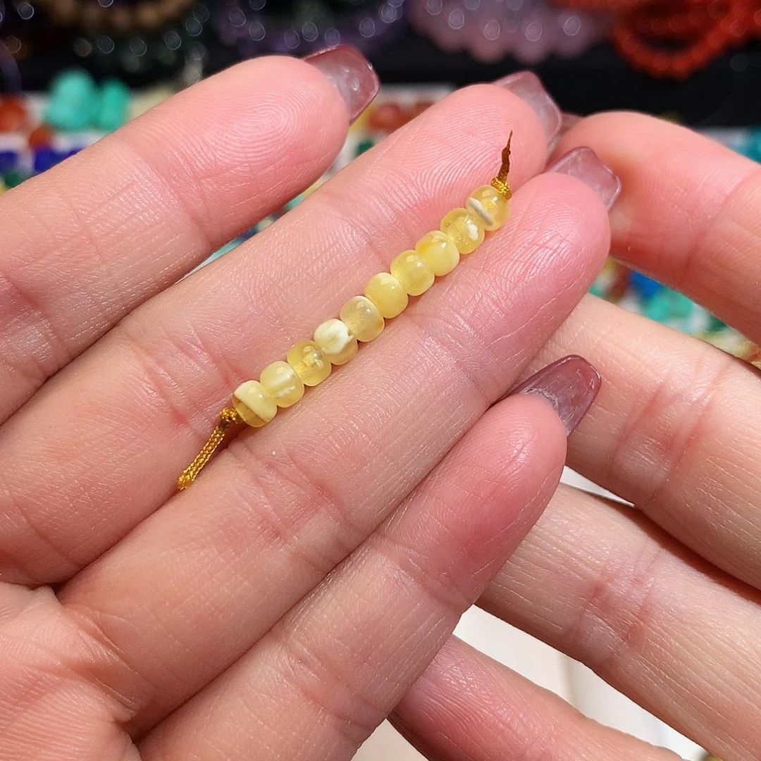 蜜蜡未镶嵌珠宝奇石卡4