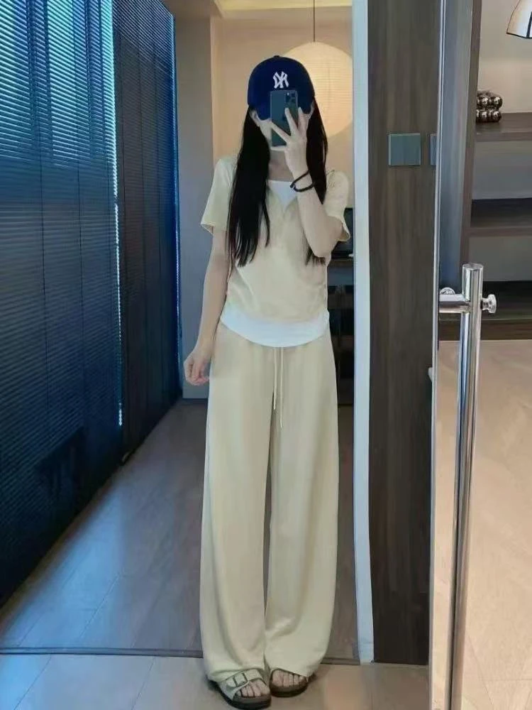 张金家女人味减龄洋气夏款套装两件套xz112款