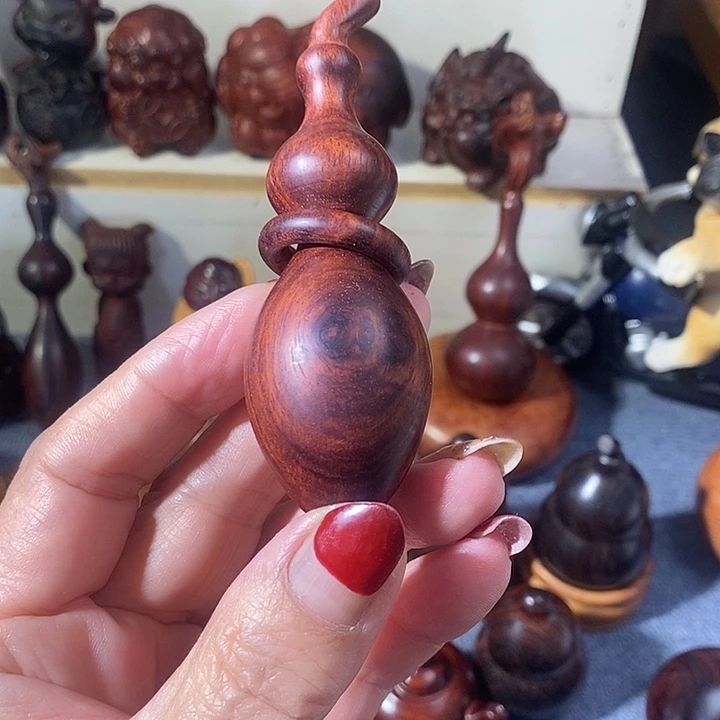染料紫檀（血檀）葫芦
