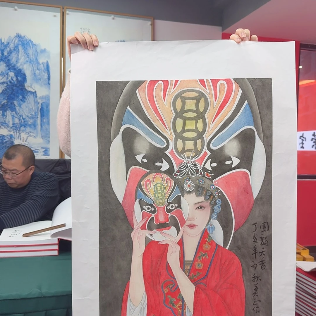 国画多次参加国内外大型展览交流