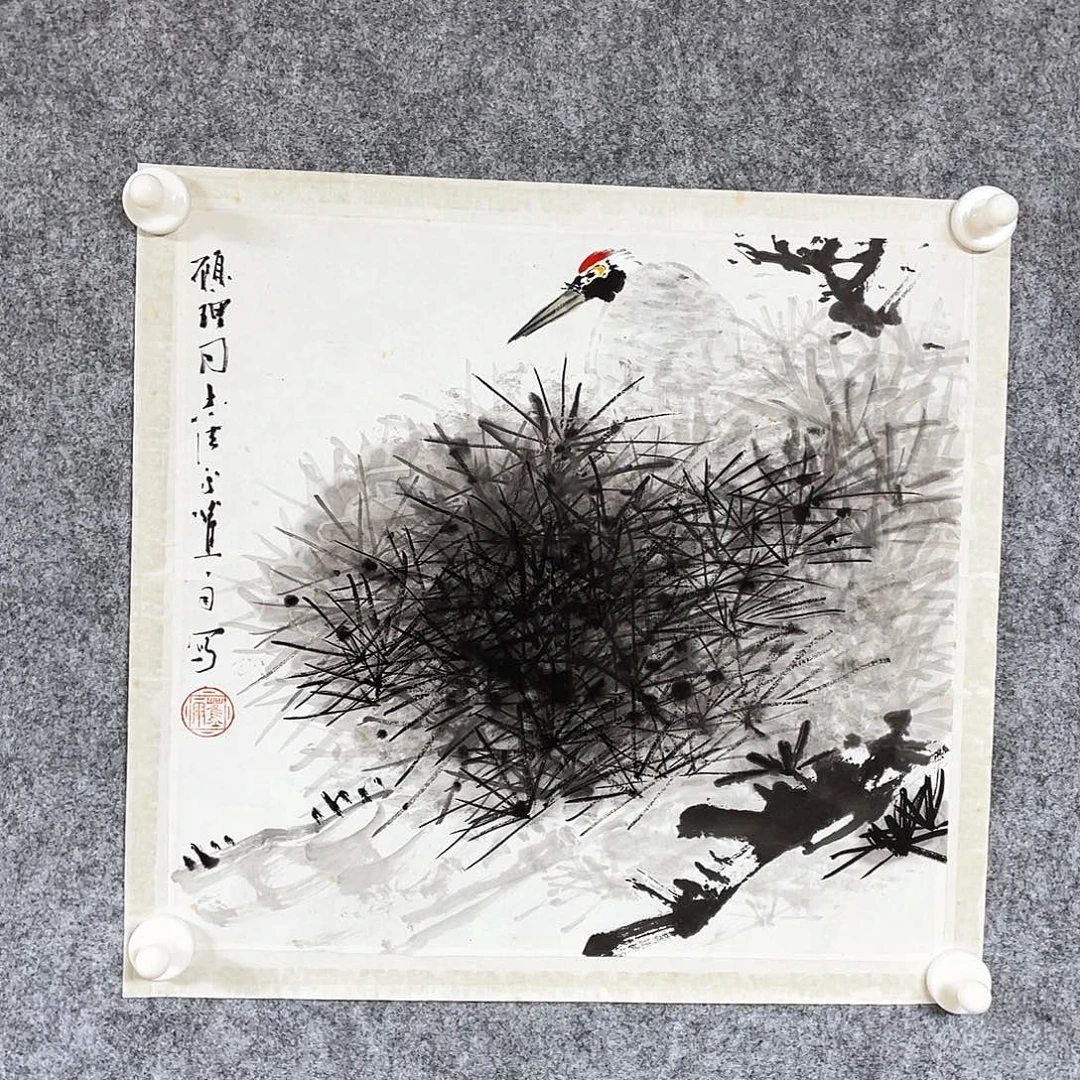 A***號国画蕉雨书画作品