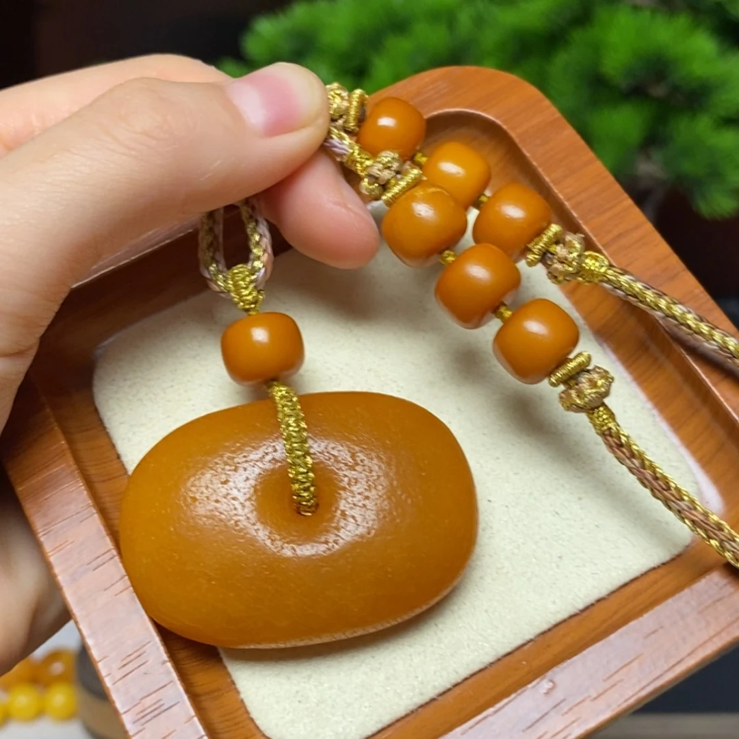 【闪购商品】蜜蜡颈饰未镶嵌项链