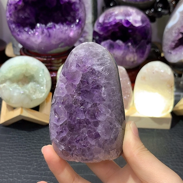 未镶嵌珠宝半成品紫晶