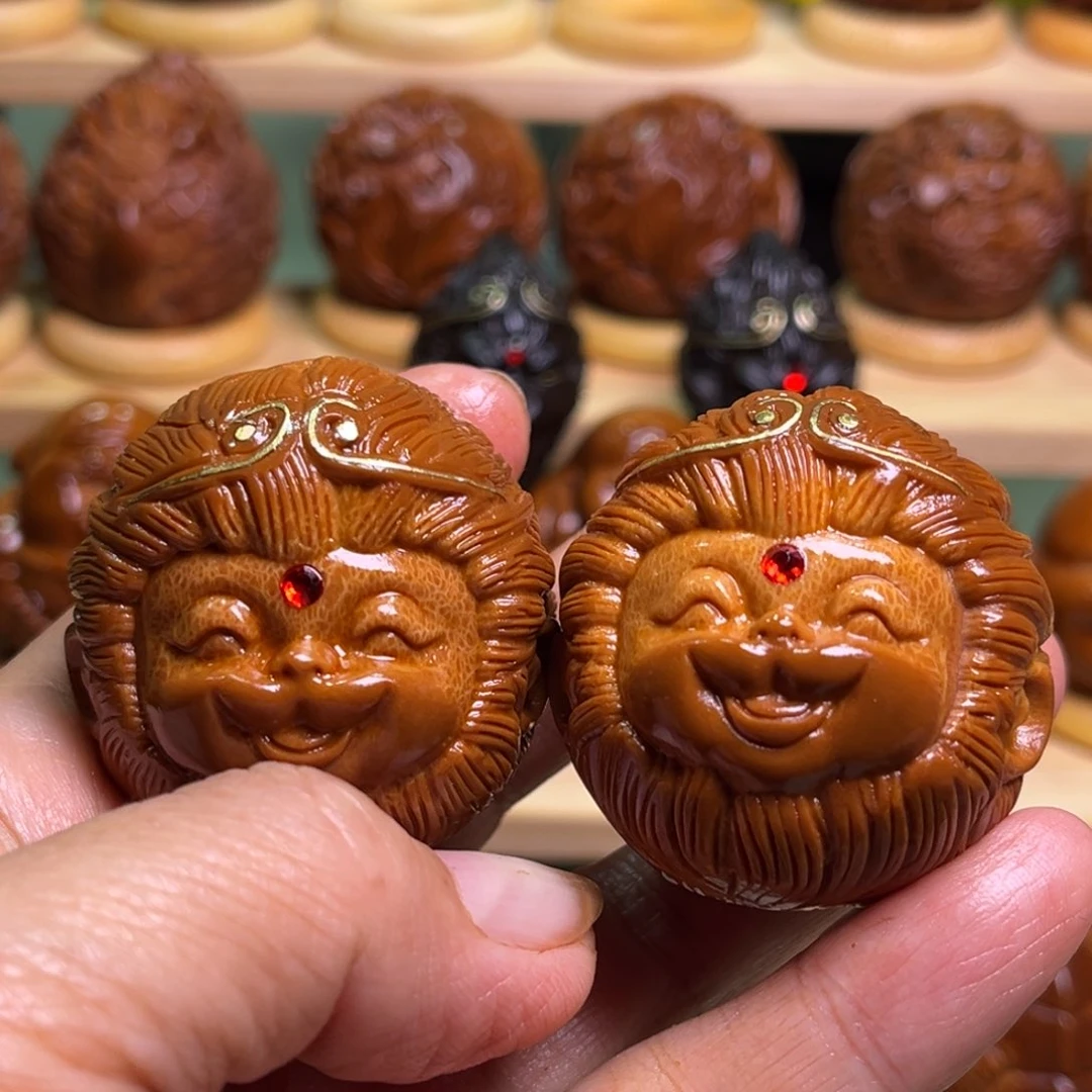 橄榄核手串/手链镶嵌孙小圣一对