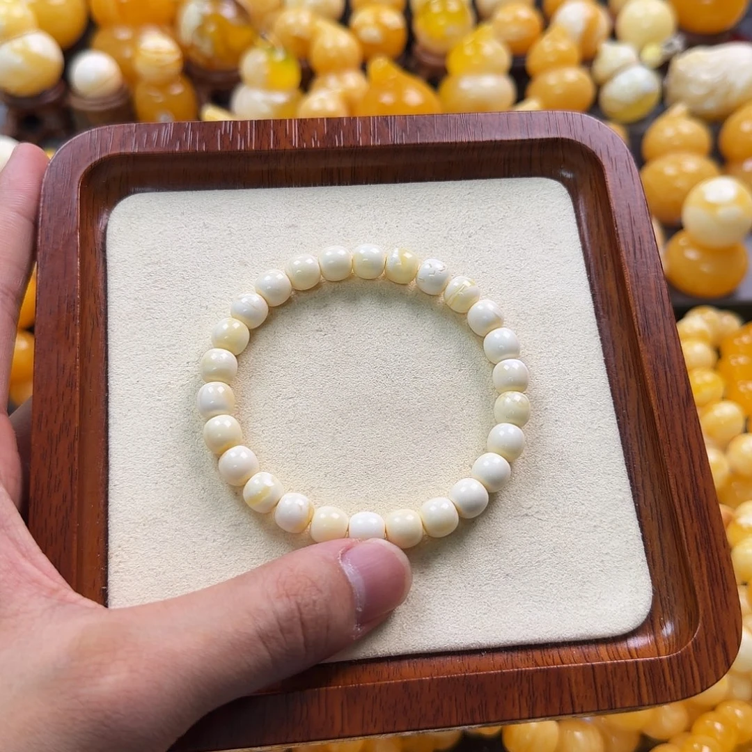 琥珀未镶嵌珠宝奇石8mm