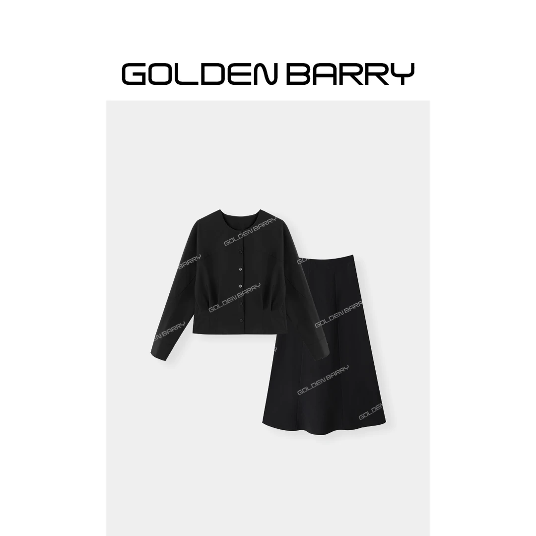 GOLDENBARRY|212686/310236高级廓形优雅衬衣/半身裙