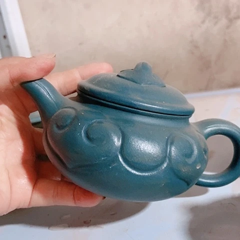 茶壶绿泥宜兴紫砂全手工制作工艺
