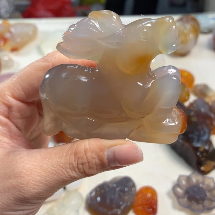 玛瑙/玉髓未镶嵌吊坠(不含链)