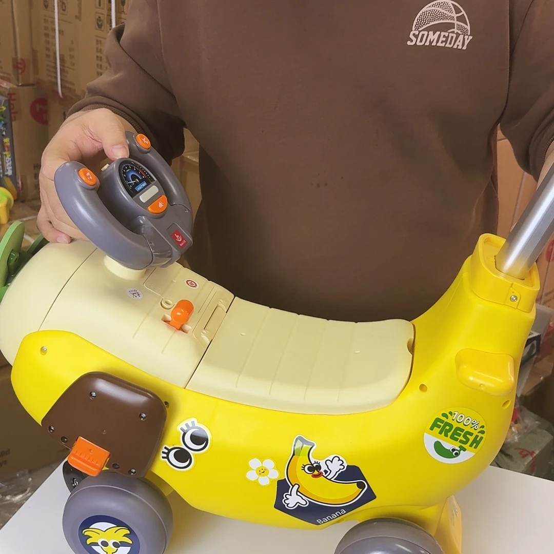 汇乐香蕉飞机玩具车