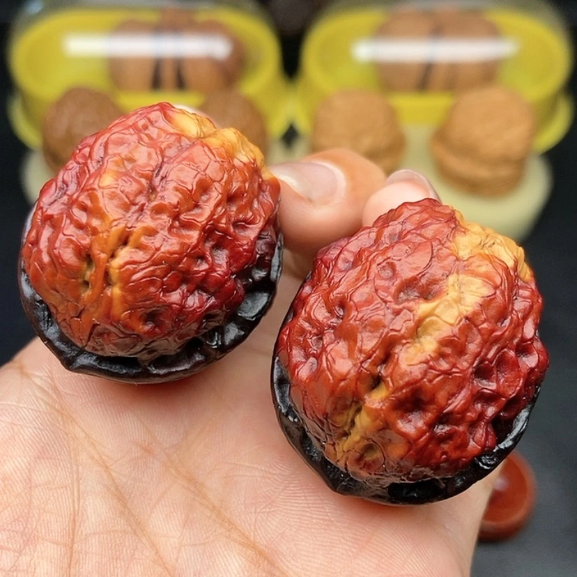 【闪购商品】文玩核桃吊坠40尺七彩至尊疙瘩包