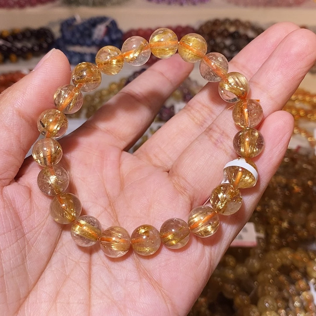 【闪购商品】发晶手串未镶嵌钛晶9.8m