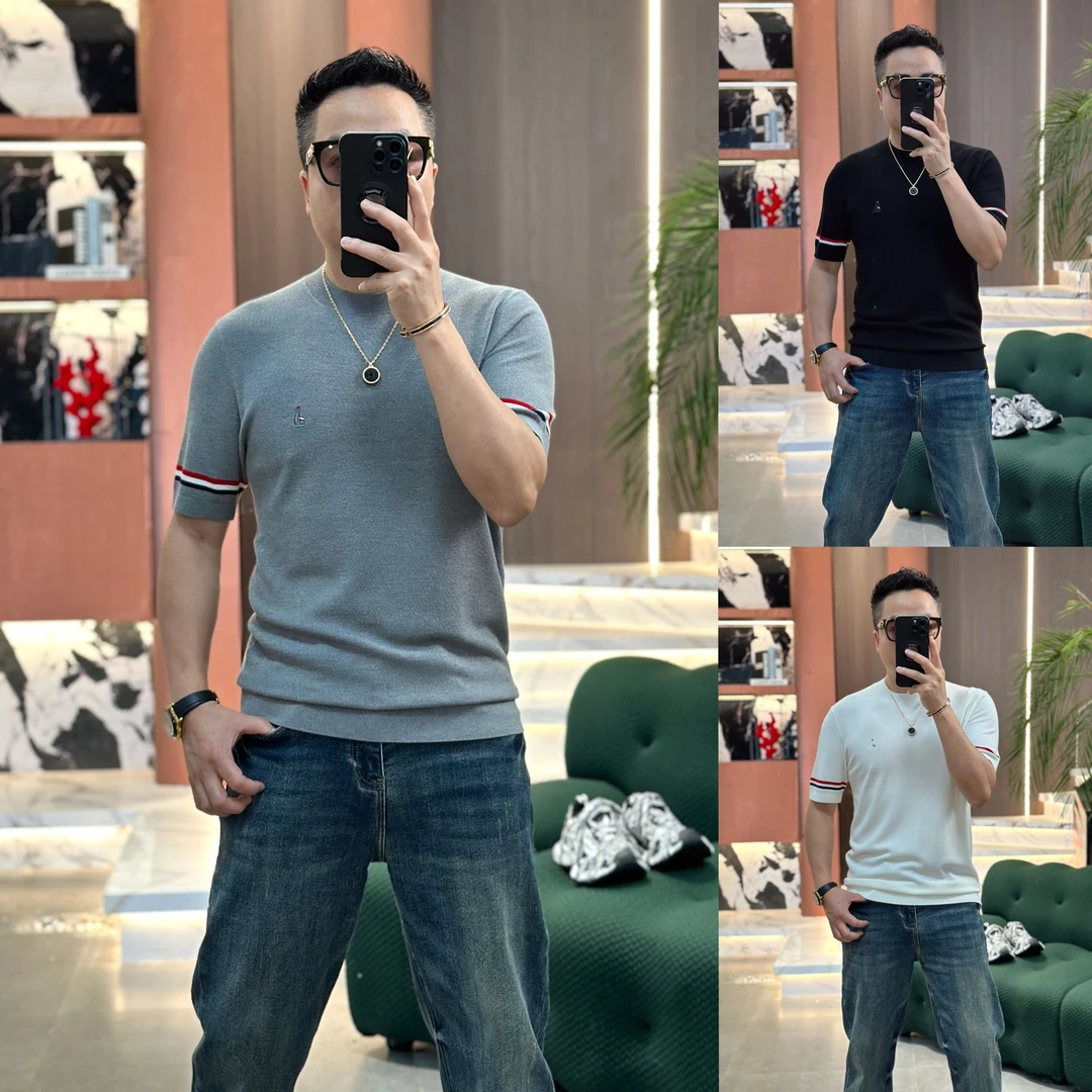 【发现者IV】2025秋季欧货高品质时尚针织圆领短袖 HH2538