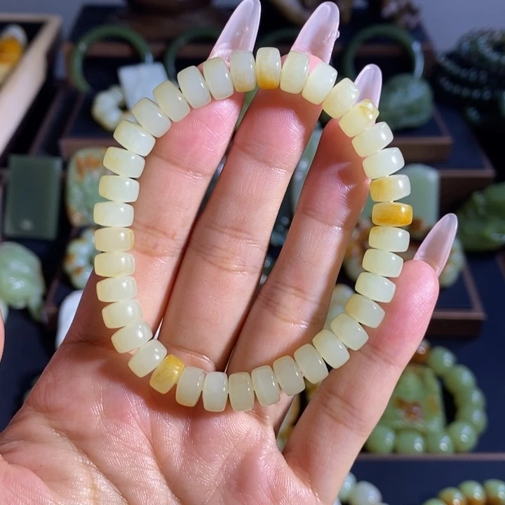 和田玉未镶嵌套链