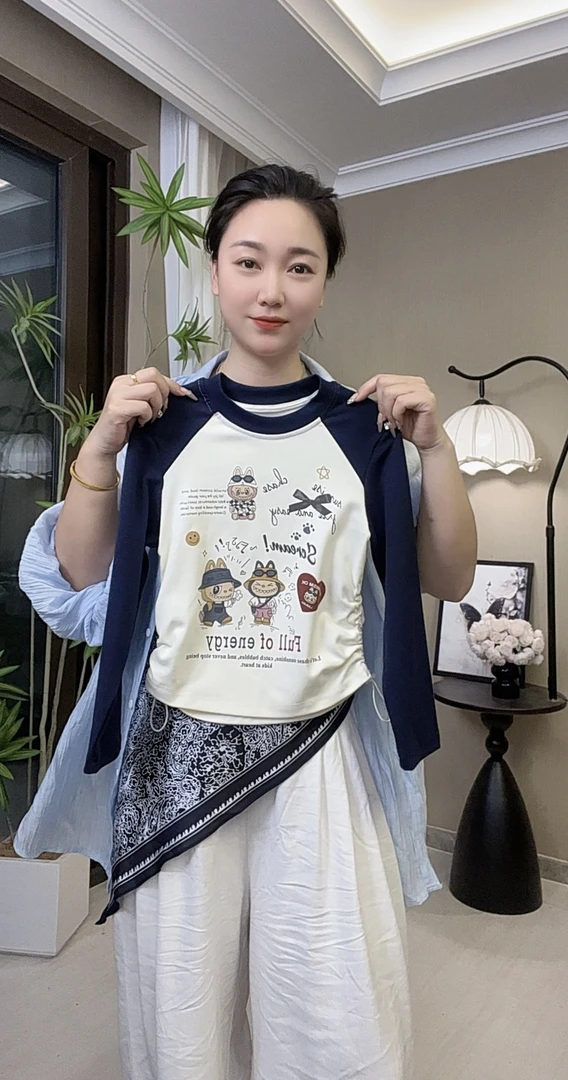 【秋上新】女童打底衫春秋新款儿童长袖t恤宝宝小女孩洋气秋季上衣