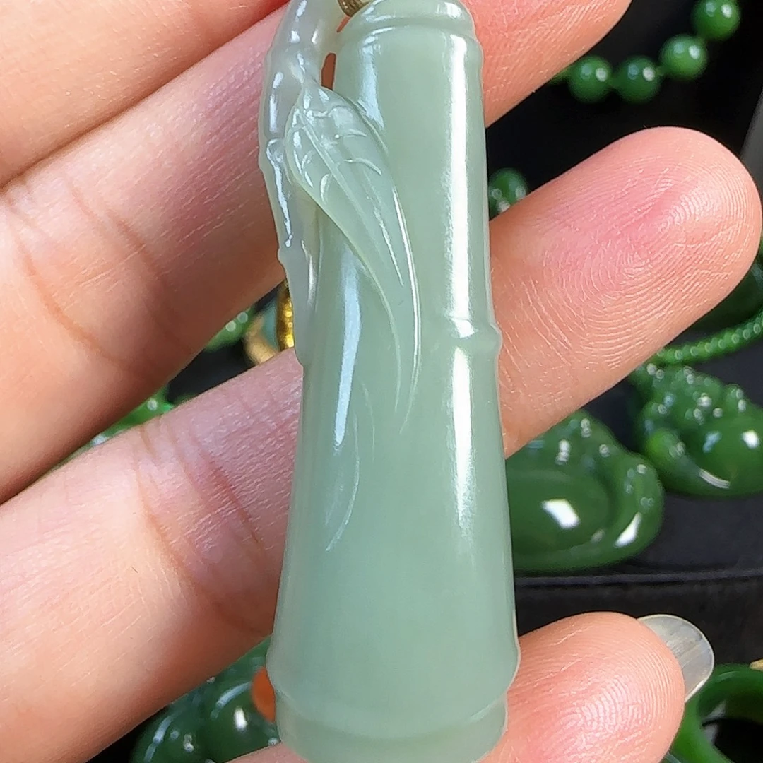 和田玉（碧玉）未镶嵌颈饰