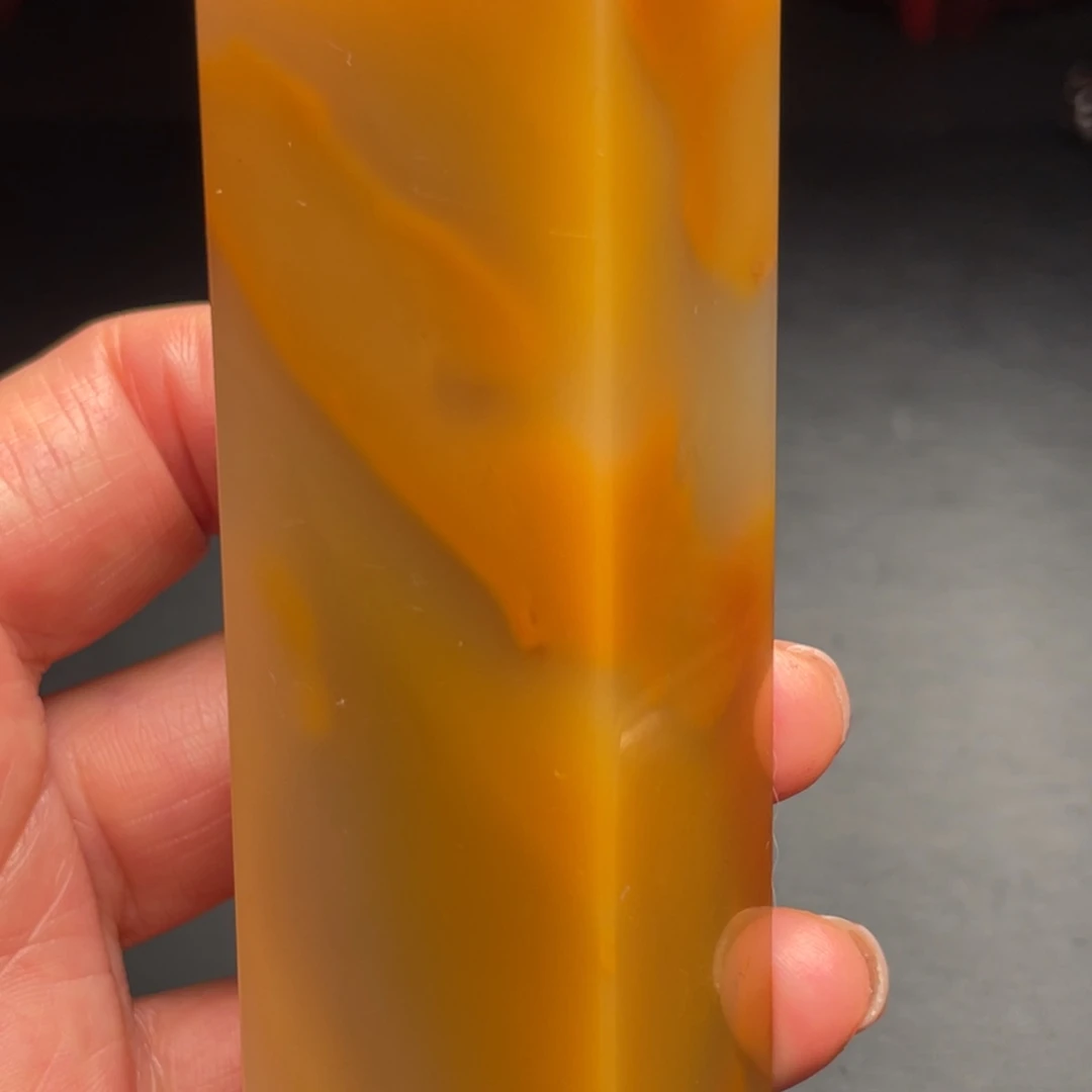 田黄石田黄石手把件印章摆件