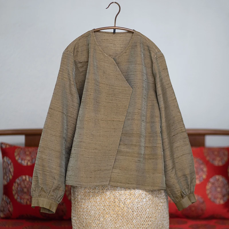 youyuansu/幽元素原创女装短款新中式夏季复古禅意文艺中国风上衣