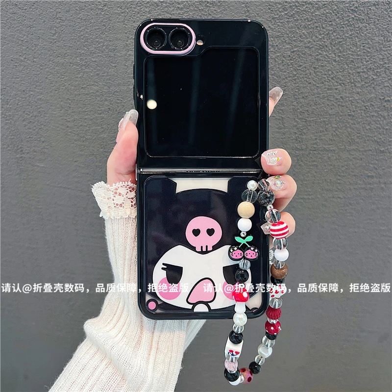 （三星zflip6系列)折叠奶油壳适用三星zflip6/三星zflip5手机壳潮
