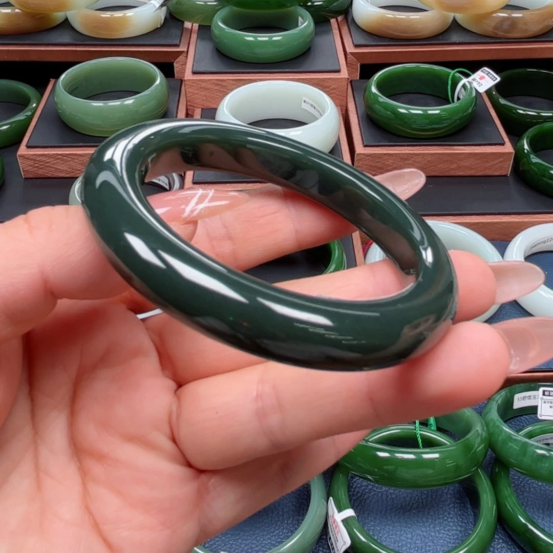 未镶嵌手镯和田玉5354圈口