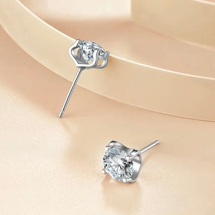 铜合金耳饰 《货号9486》9481通勤百搭牛头耳钉