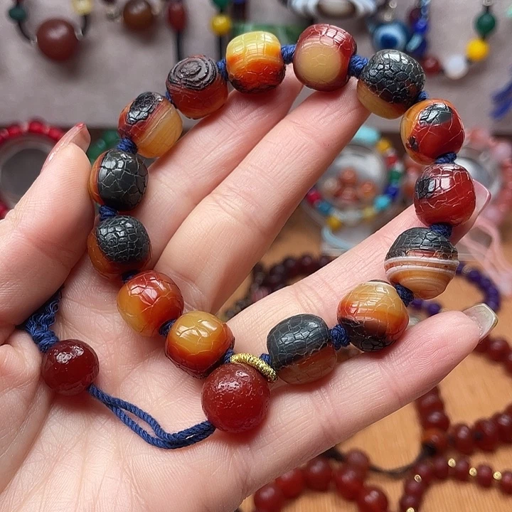 玛瑙/玉髓未镶嵌手链