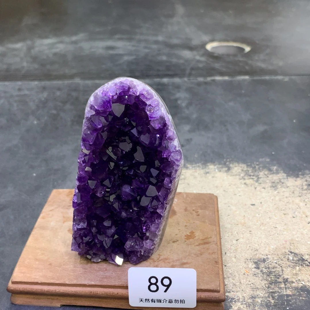 水晶摆件未镶嵌紫晶89