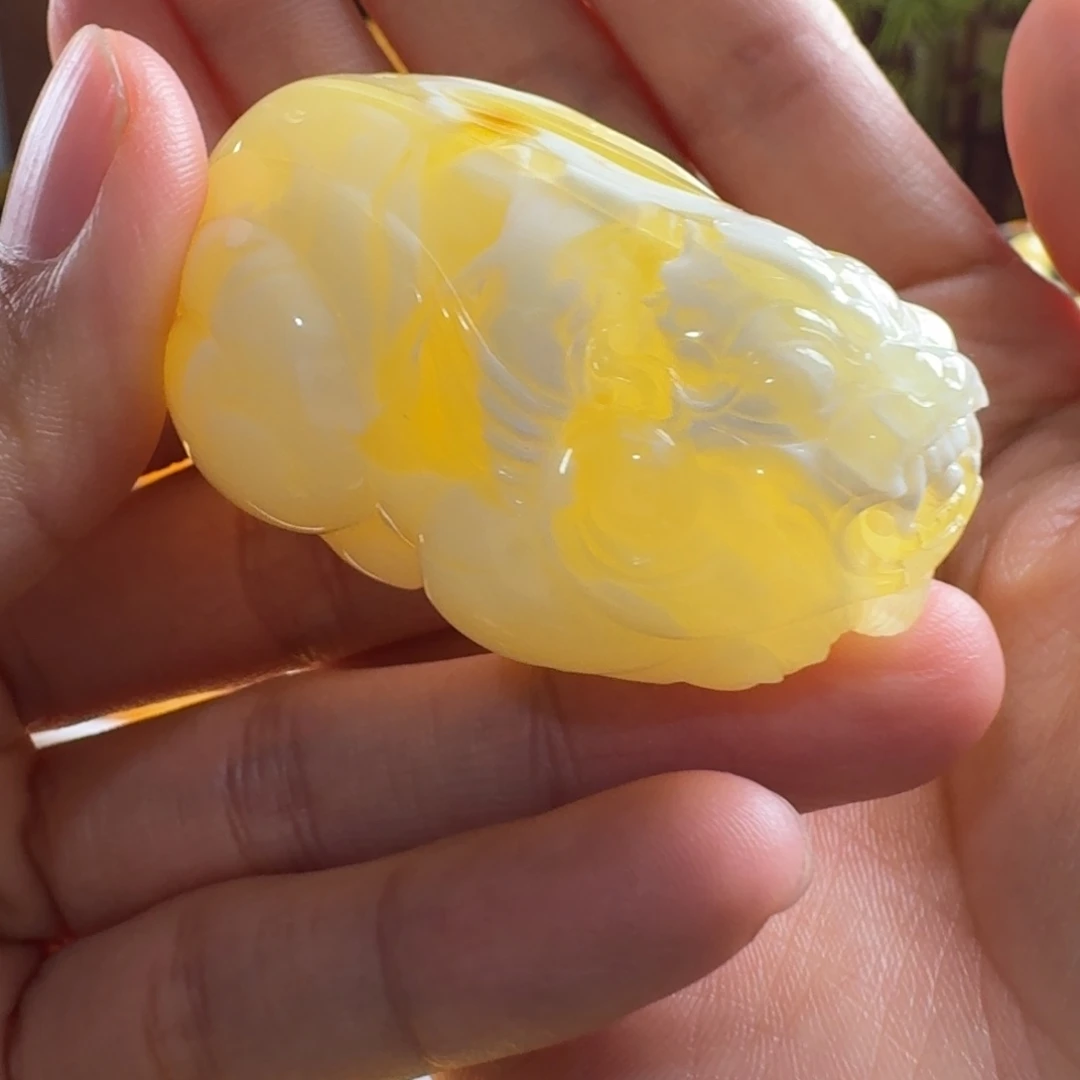 蜜蜡毛衣链未镶嵌