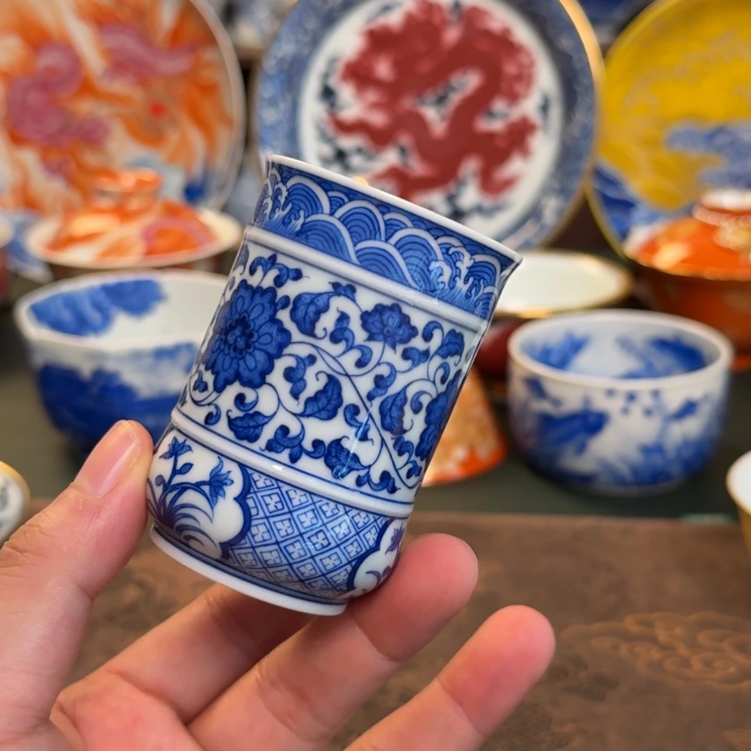 纯手工手绘陶瓷茶具