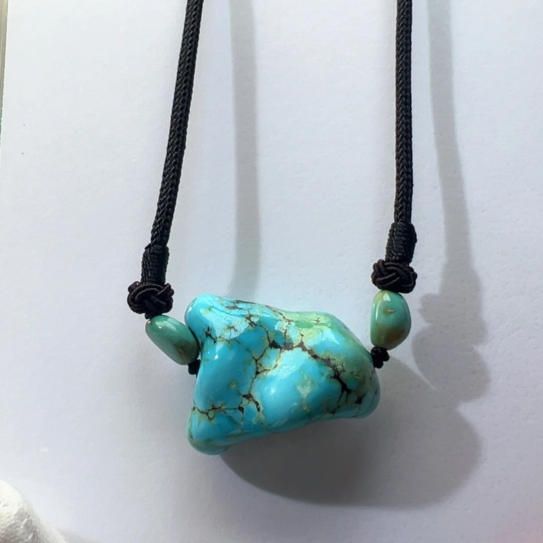 绿松石未镶嵌挂件