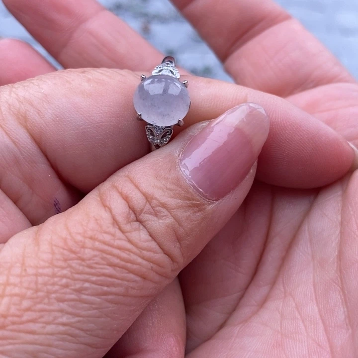 未镶嵌戒指翡翠五***肉缅甸