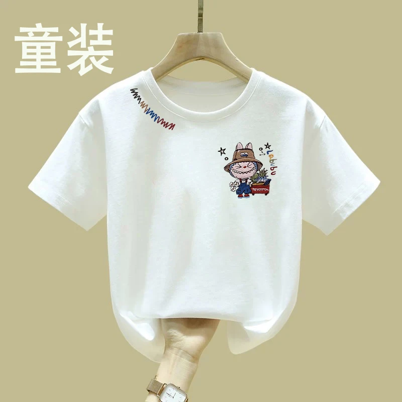 【童装】2025纯棉短袖t恤夏装休闲卡通半袖上衣中大童儿童休闲百搭