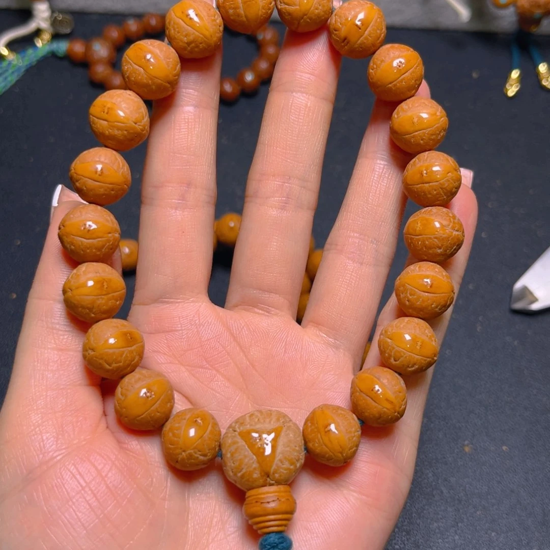 凤眼菩提吊坠13+mm精品手串