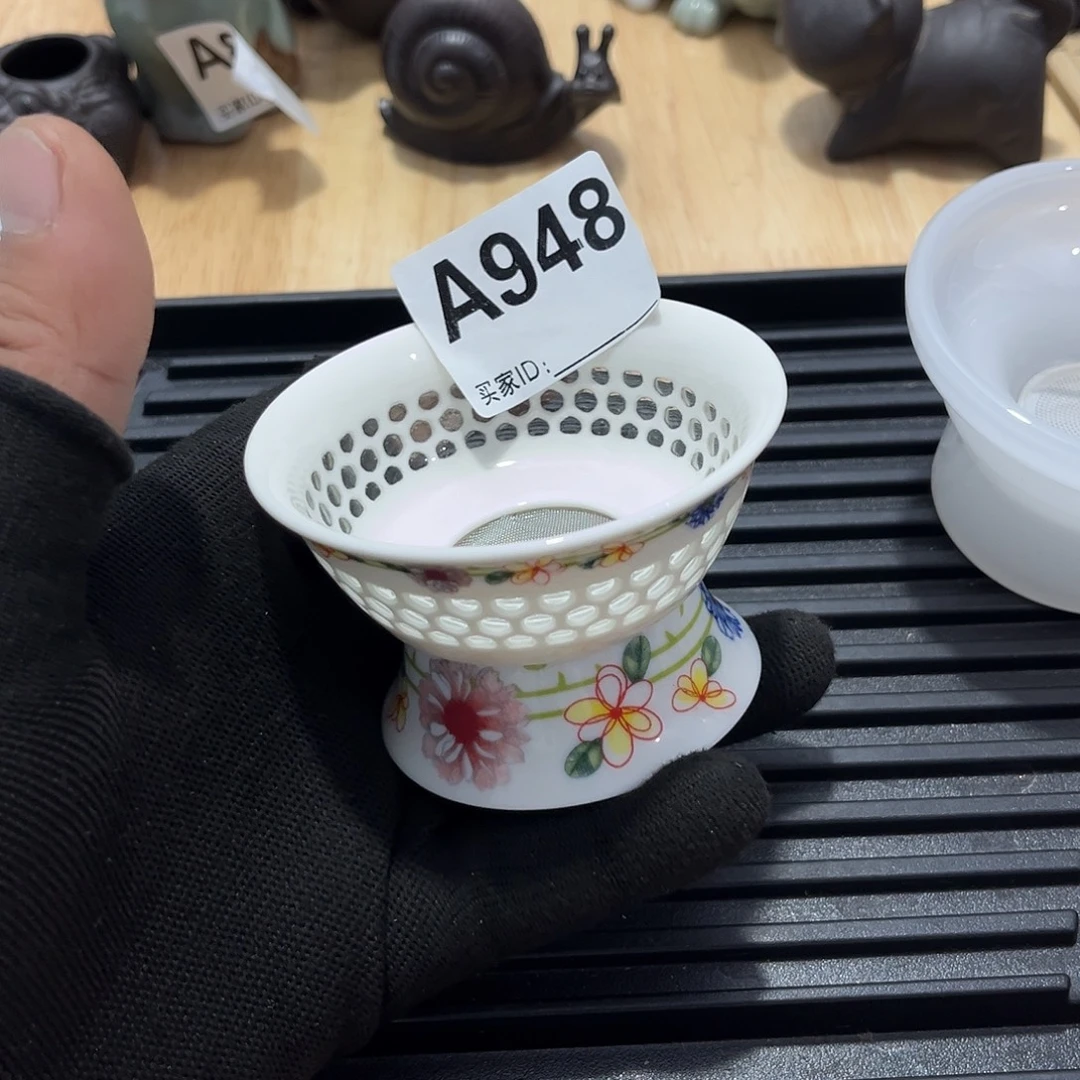 秉****瓷片茶摆件工艺品摆件666