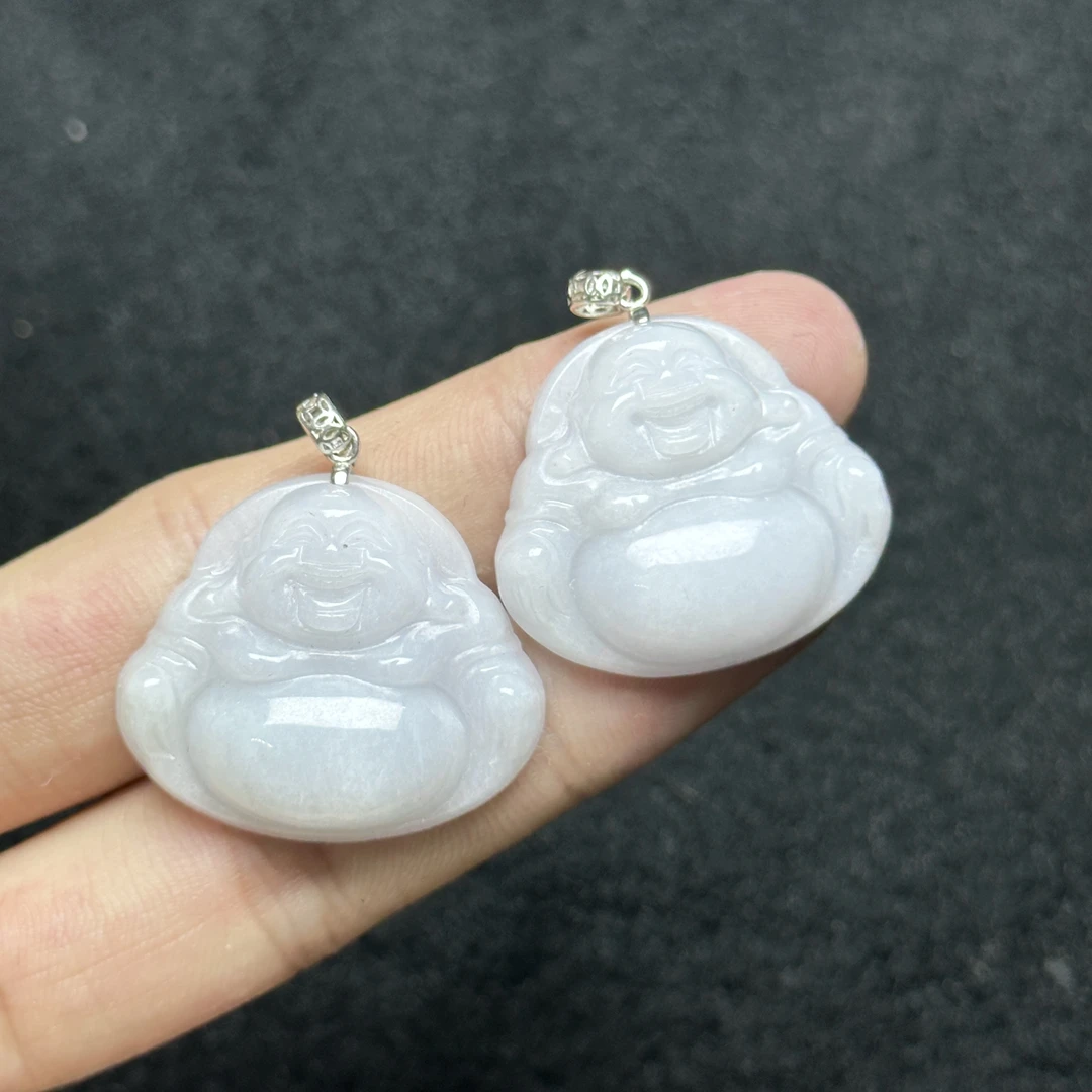 【东北哥精选】S925银翡翠佛公吊坠赠链子TGX【多样性发其一】