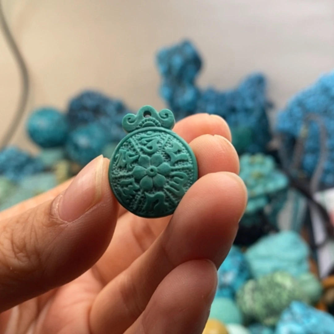 【闪购商品】未镶嵌绿松石珠宝半成品