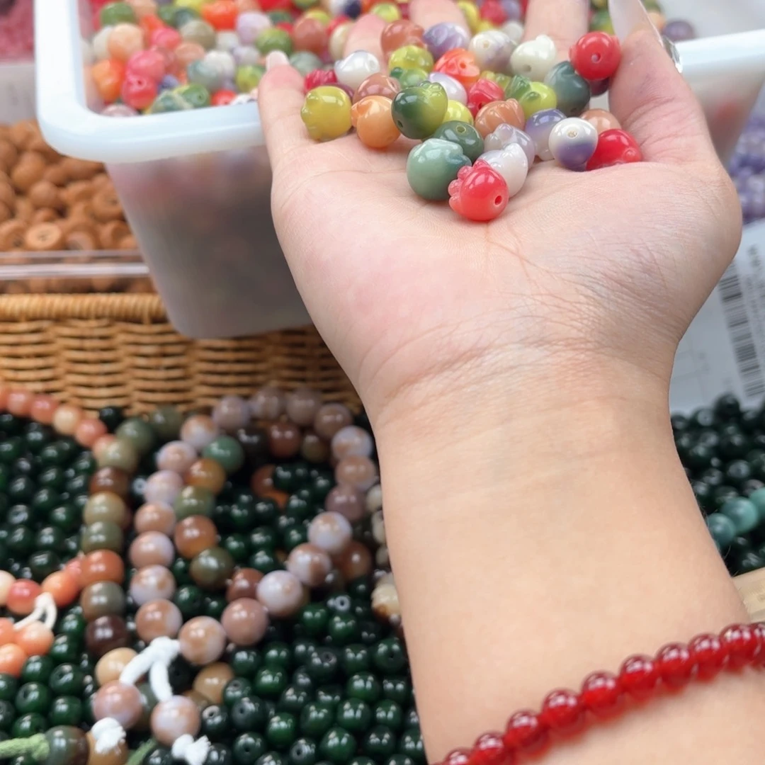 白玉菩提吊坠z12-13mm15+5颗。多巴胺猫爪