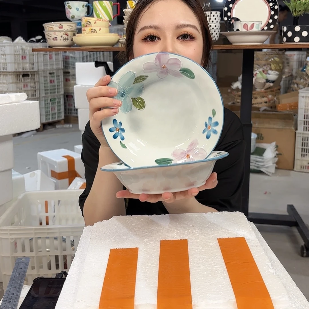 瓷微瑕陶瓷餐具釉下彩