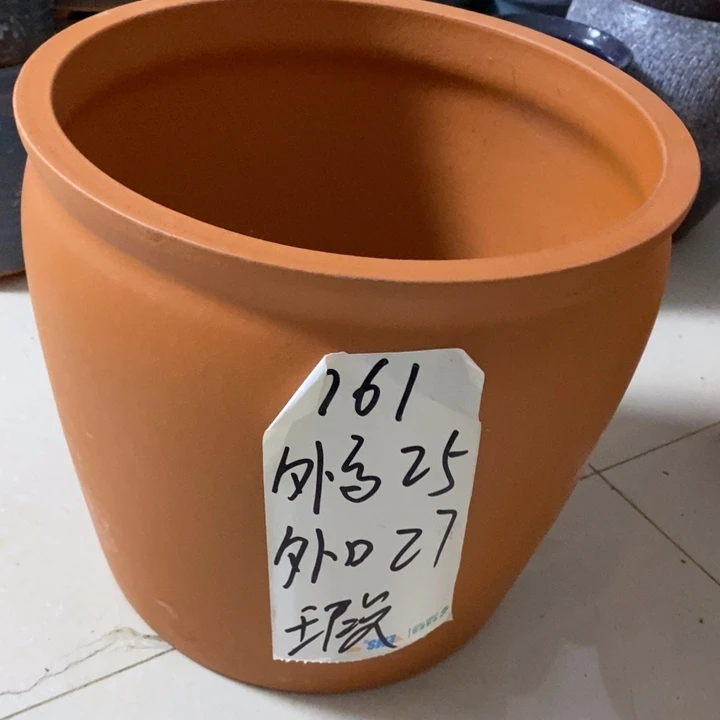 粗陶红陶绿植花盆761