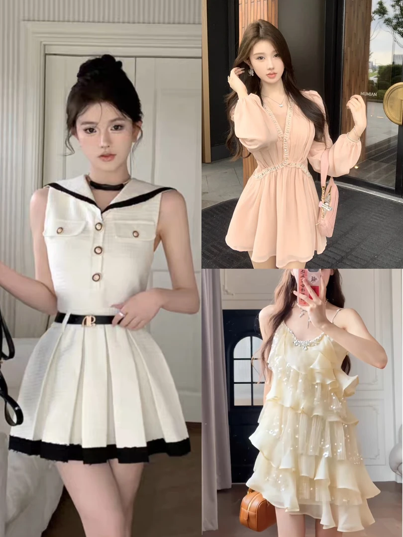 G01-G10熙薇高货时尚质连衣裙