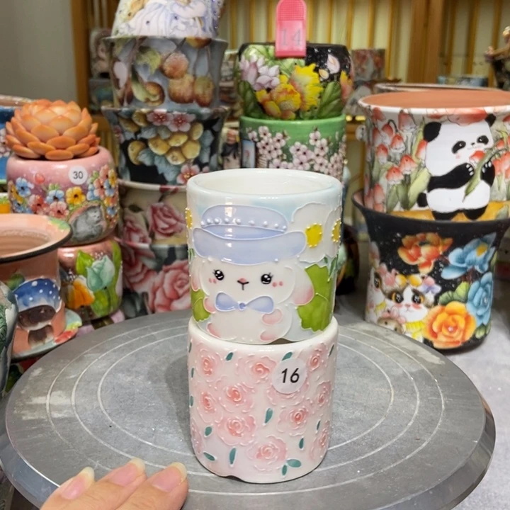 景德镇艺术手绘作品