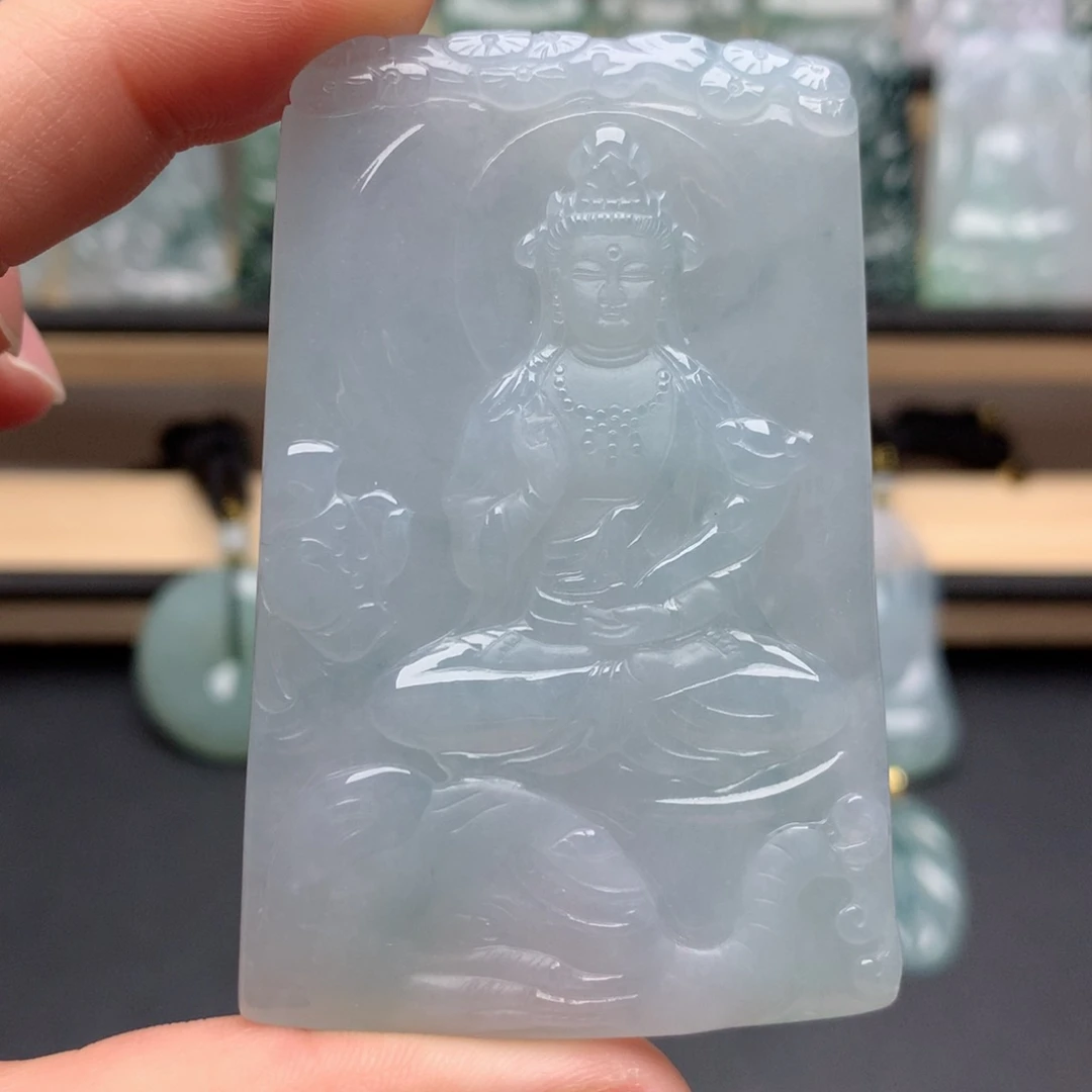 颈饰未镶嵌翡翠普贤