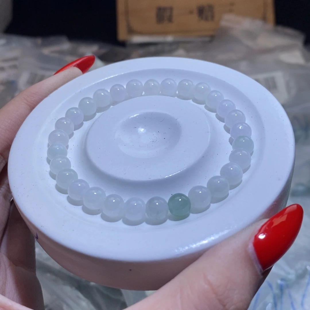 未镶嵌手串翡翠天然缅甸翡翠a货