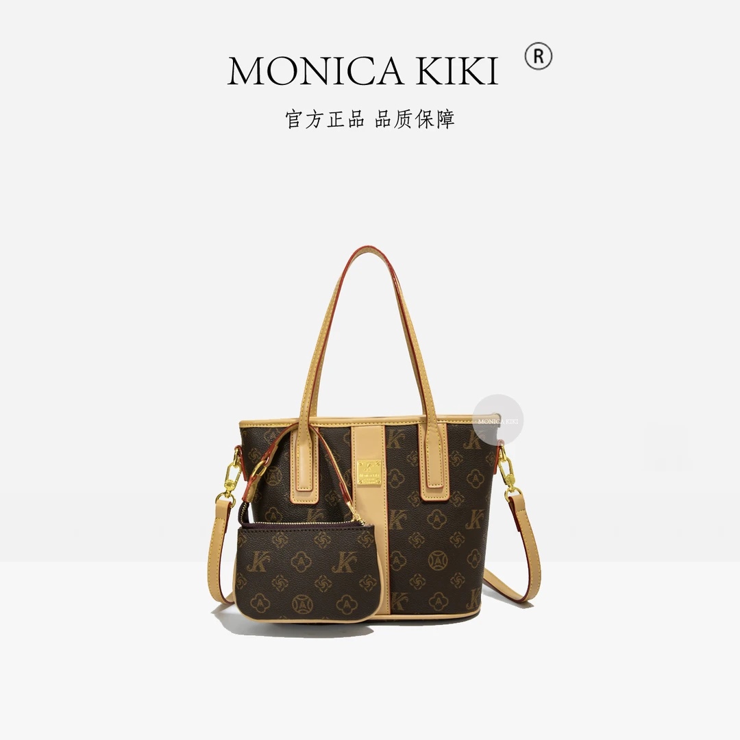 MONICA KIKI/莫妮卡奇奇2024新款经典复古百搭单肩斜挎包3693
