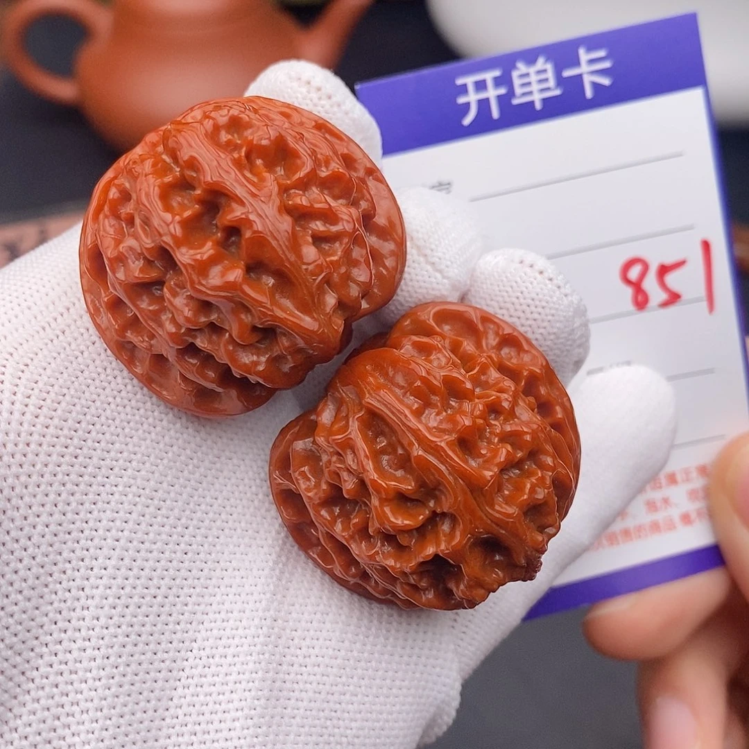 文玩核桃把件39苹果851