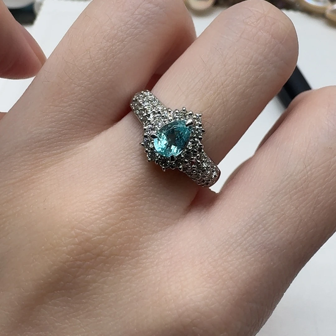 碧玺戒指未镶嵌成品